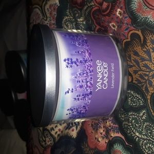 Yankee Candle Lavender Field Scented brand new never used 3-Wick